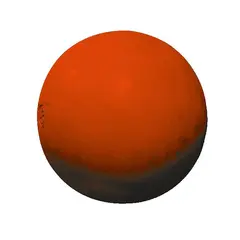 Bossel Ball - Kulespill rød 7,5 cm | 600 gram