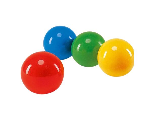 Freeball - 6,5 cm 4 stk. | Lett gummiball | Lateksfrie 