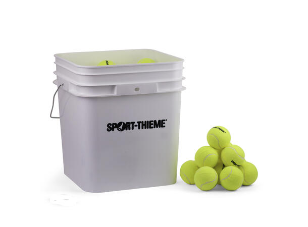 Tennisballer i bøtte 60 stykk | Treningsball 