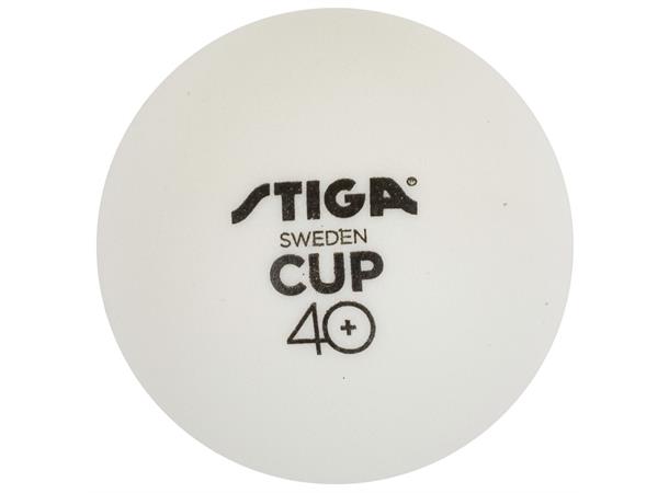 Bordtennisballer Stiga Cup Hvit 6-pakk | Trenings- og fritidsball
