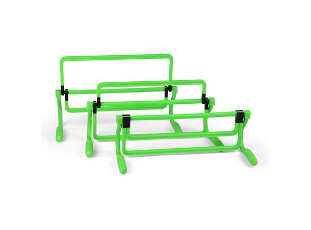 Hekk | Mini treningshekker 6 stk. Justerbar høyde, 15, 23 og 29 cm