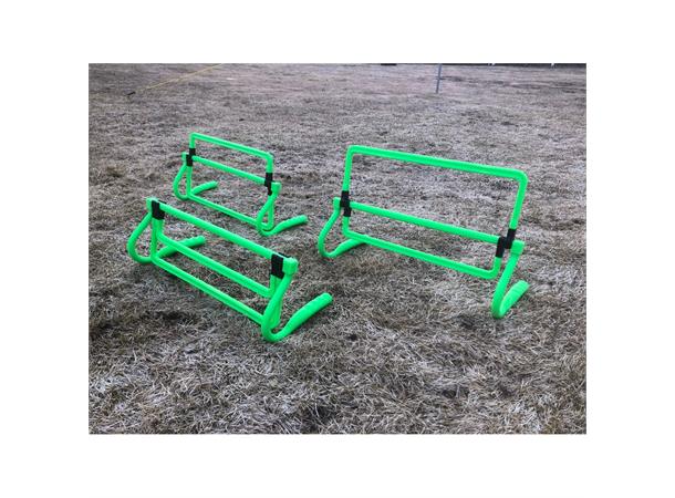 Hekk | Mini treningshekker 6 stk. Justerbar høyde, 15, 23 og 29 cm