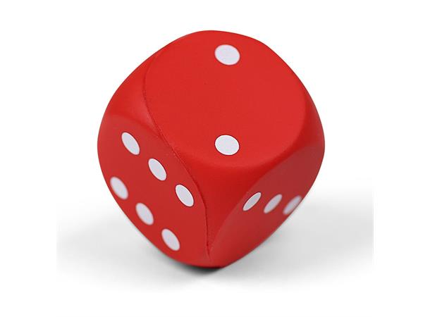 Terning for inne- og utebruk 1 stk | 4 cm skumterning m/trekk