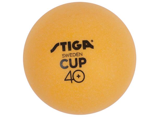 Bordtennisballer Stiga Cup Oransje 6-pakk | Trenings- og fritidsball