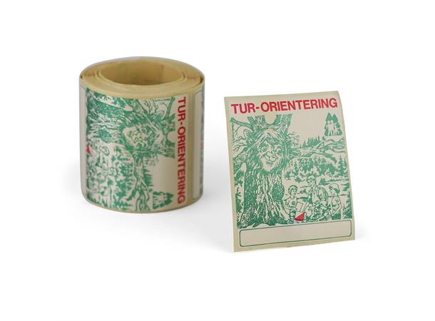 Turorientering, klebemerke (100)