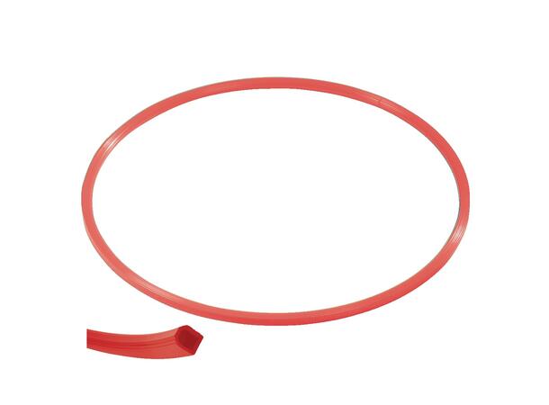 Gymnastikkring Pvc 60 cm | Rød 60 cm flat ring med kant-profil
