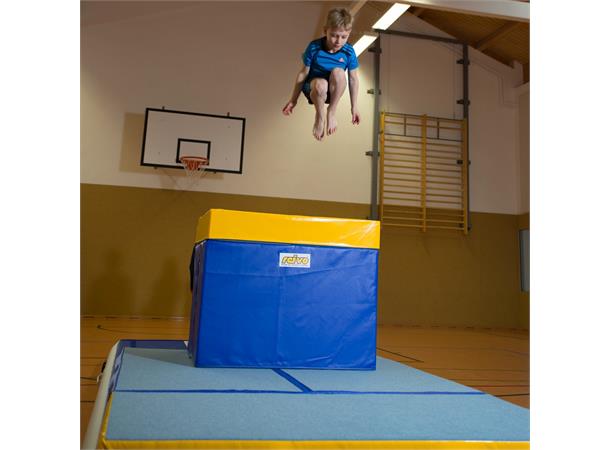Sprangkasse av skum - Reivo Rinogym 3-delt | Til barn fra 4 til 9 år