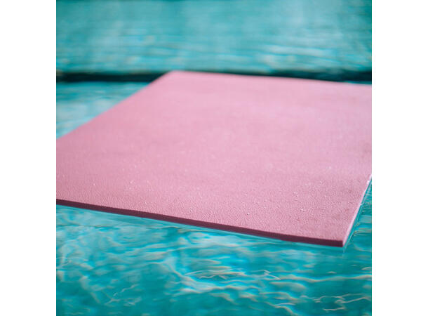 Babyflåte rosa uten hull 100 x 75 x 1,5 cm flåt til svømmehall 