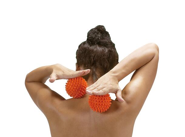 Piggball Beauty 8 cm 2 stk | Massasjeball med medium pigger 