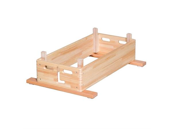Sprangkasse Mini Vario 3 delt Med hjul | Furu 