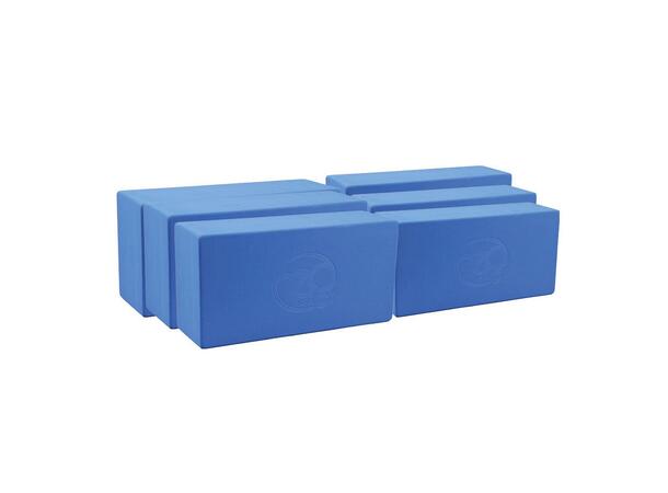 Yogablokker i EVA skum - 30 stk 220 x 110 x 70 mm | Blå 