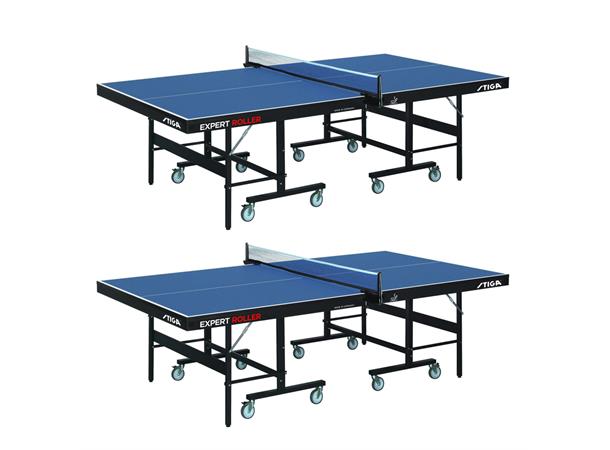 Bordtennispakke Stiga Expert Roller CSS ITTF godkjent | 2 bord & 2 nett