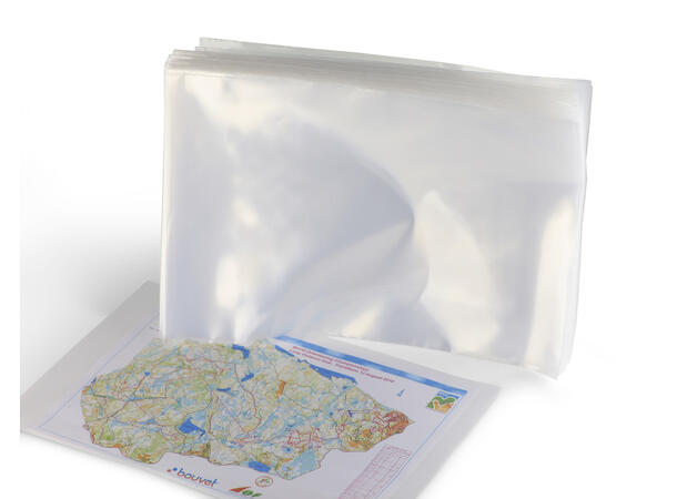 Plastlommer til kart A4 (100) 