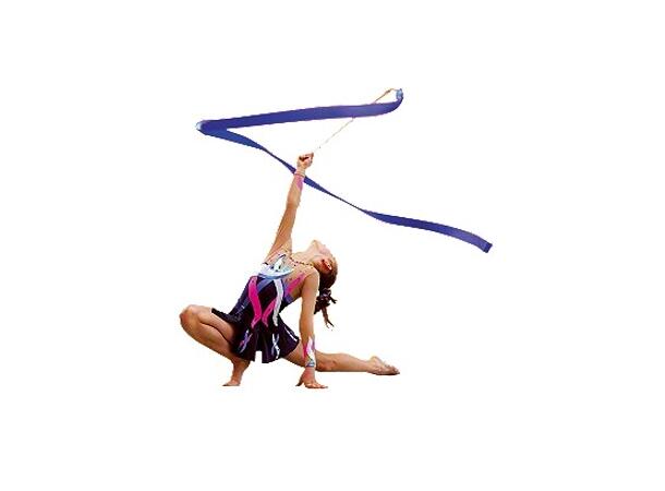 RG Bånd 5 meter Gymnastikkbånd til trening | Lys blå 