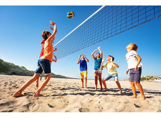 Sandvolleyball-sett SunVolley LC+ Nett 9,5 m | Stolper | Banemarkering+ 