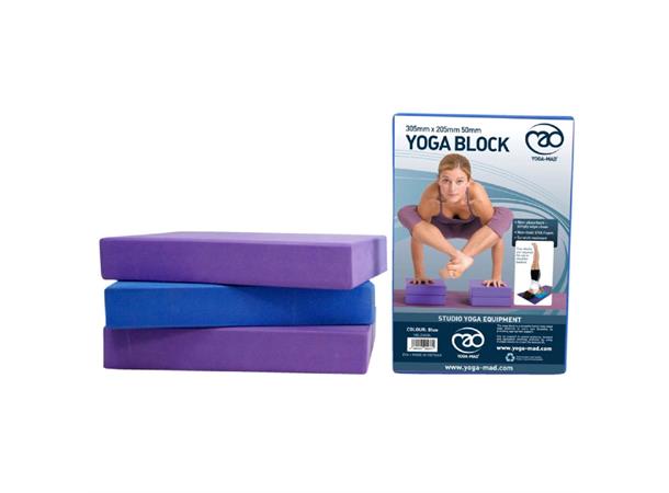 Yogablokker i EVA skum - 20 stk. 305 x 205 x 50 mm | Lilla 