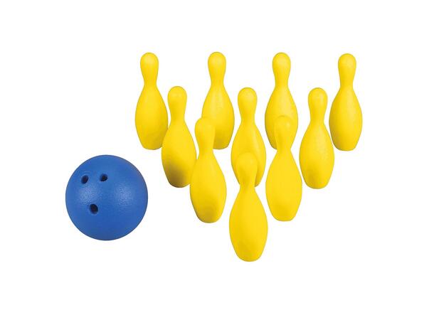 Bowlingsett i skum 30 cm bowlingkjegler og bowlingkule 
