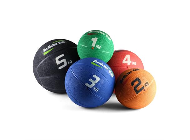 Medisinball Klubben 1 - 5 kg | Gummiball med godt grep