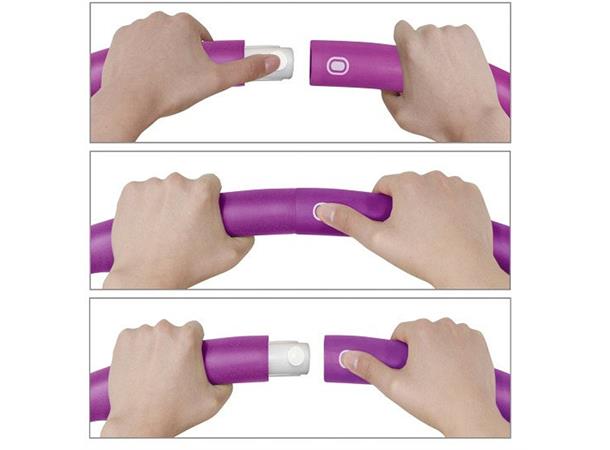 Rokkering med vekt 1,4 kg Powerhoop Slim rockering til trening