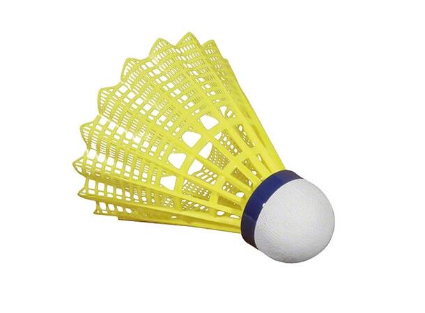 Badmintonball Shuttle 1000 - 6 stk Gul | Middels hastighet 