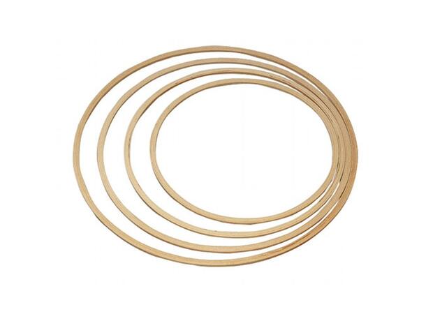 Gymnastikkring av bøk 70 cm Flat | Pen finish & naturlig materiale