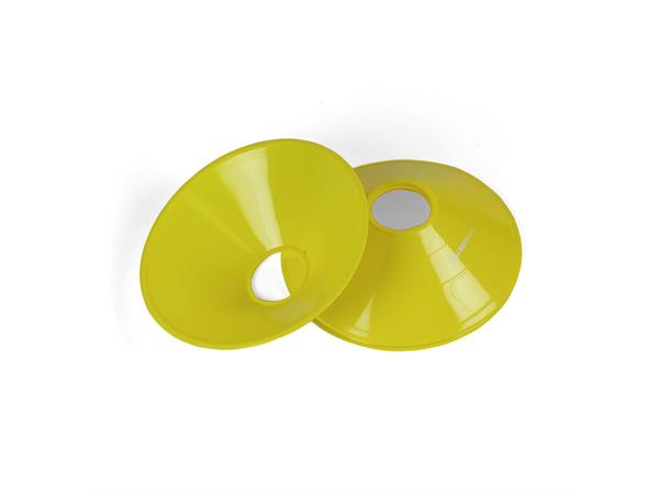 Markeringstallerkener gule 50 stk D: 19 cm | H: 5 cm