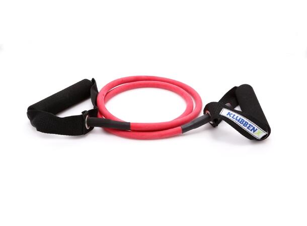 Treningsstrikk Exertube med håndtak 10pk 10 stk | Medium | Rød 