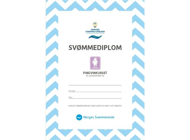 Pingvin pk á 20 med merker og diplomer Kun til klubber i Norges Svømmeskole 