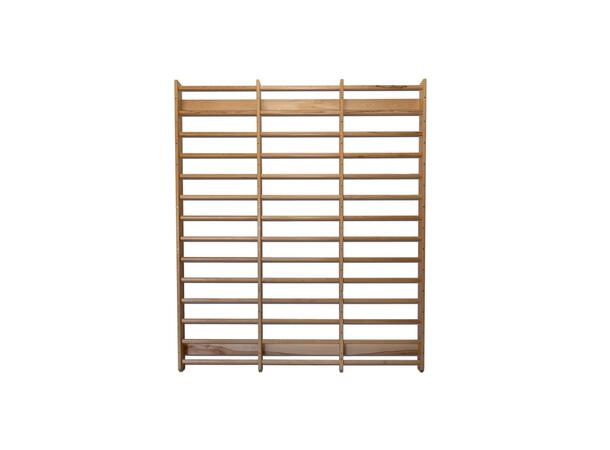 Klubben Premium Ribbevegg 265 x 225 cm 3 seksjoner | Avstand 15,5 cm | Bøk 