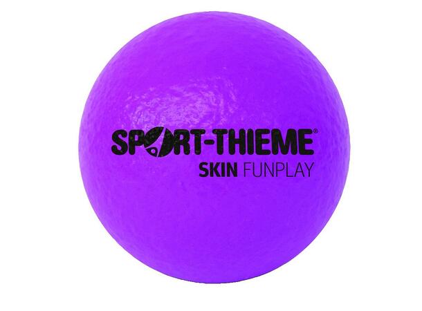 Softball Skin Funplay 14 cm Skumball med PU-trekk i ass.farger 
