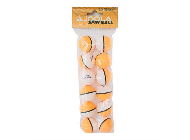 Bordtennisballer Joola Spin Ball 12-pakk | Trenings- og fristidsball