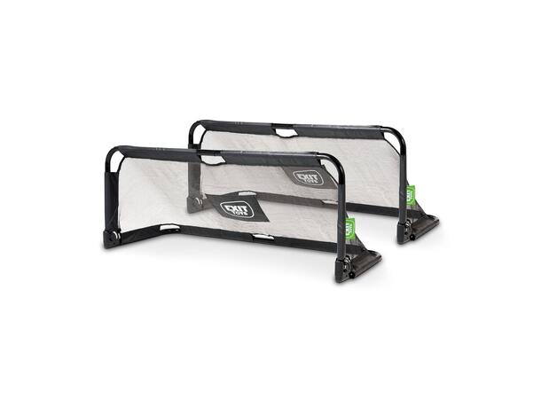 EXIT Panna Fotballmål 2 stk. 150x60 cm | Sammenleggbare mål 