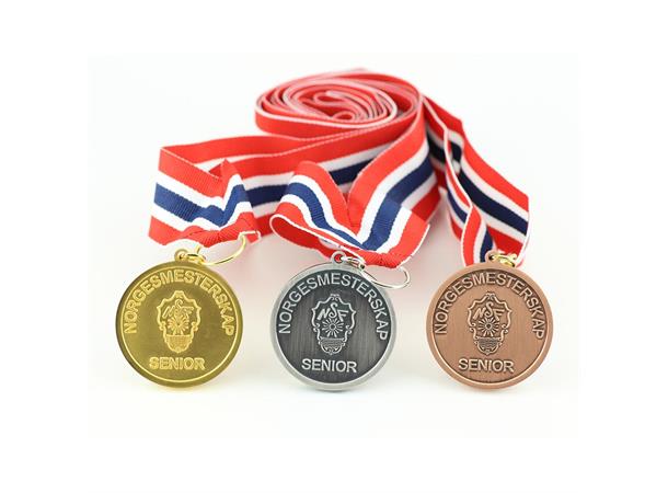 NM Langbane Junior og Senior Komplett medaljepakke