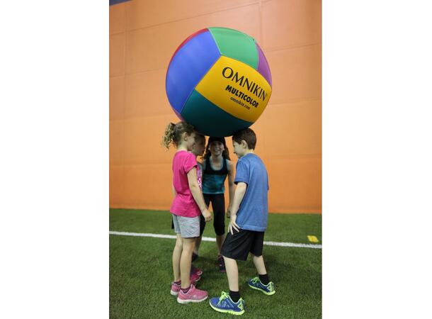 Omnikin® Multicolor ball 84 cm Superlett ball med sterkt trekk 