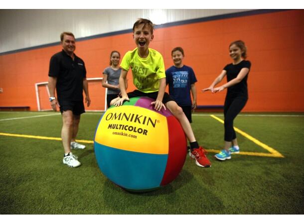 Omnikin® Multicolor ball 84 cm Superlett ball med sterkt trekk 