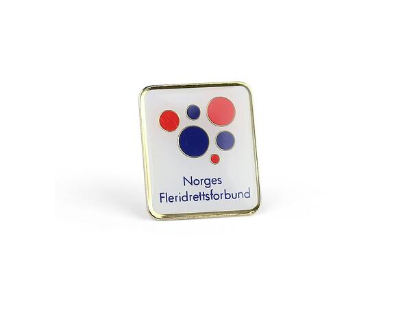Pins, 10 stk. Norges Fleridrettsforbund 