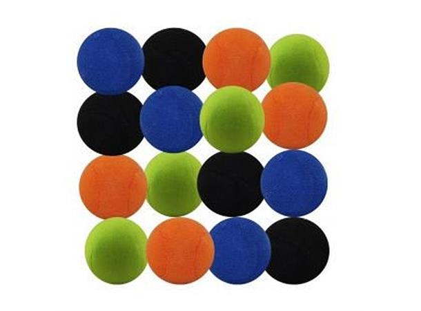 Softbattle sett for 24 spillere 24 vester og 144  baller 