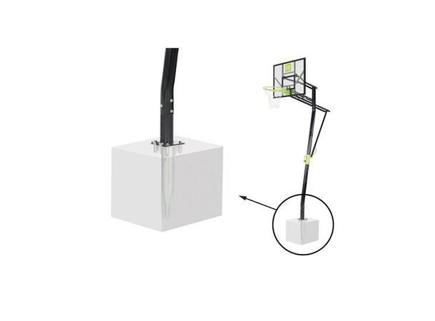 Basketballstativ EXIT Galaxy Fastmontert | Høydejustering 