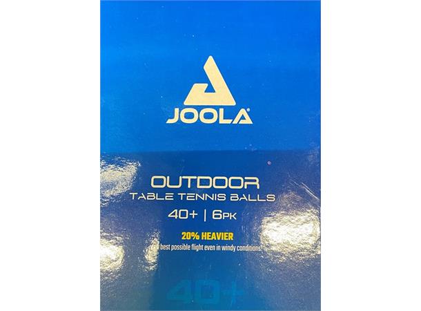 Bordtennisballer Joola Outdoor 6-pakk | Utendørsball