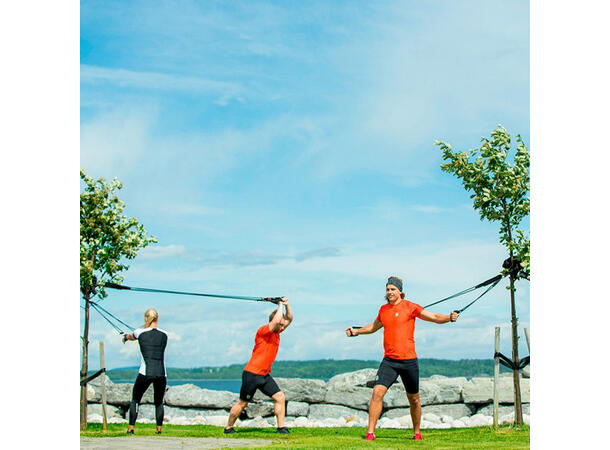 R.O.P.E.S Bungee Trainer PRO Klassesett Treningsstrikker - 15 medium og 2 lett 