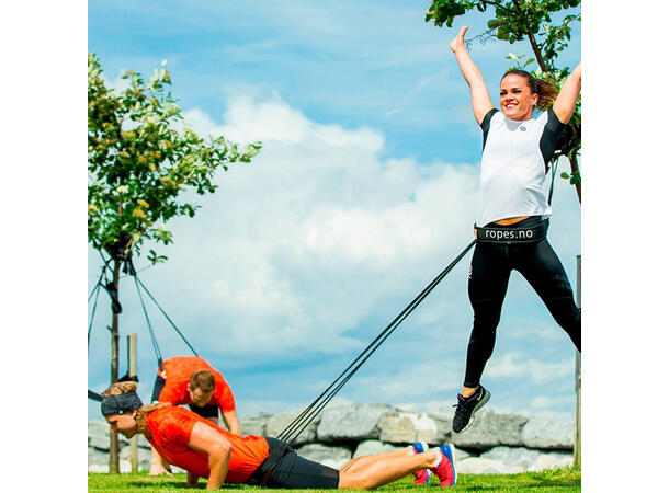R.O.P.E.S Bungee Trainer PRO Klassesett Treningsstrikker - 15 medium og 2 lett 