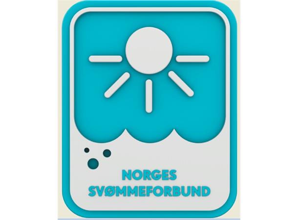 Vannmerket pk á 20 med merker og diplome Kun til klubber i Norges Svømmeskole 