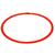 Gymnastikkring flat 50 cm | 1 stk. Rød 