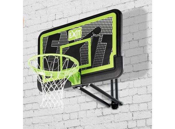 Basketballkurv EXIT Galaxy Black Komplett sett med dunkering 
