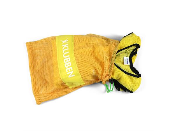 Overtrekksvester Junior Gult sett 10stk markeringsvester m/bag