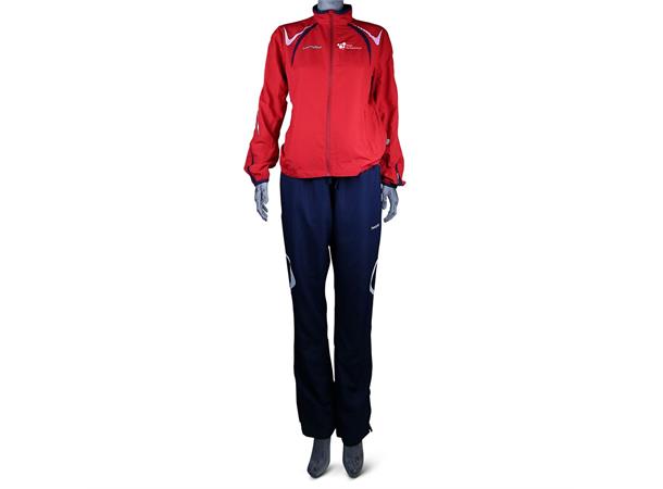 Treningsdress Nordisk 2018 XL Rød jakke og blå bukse 