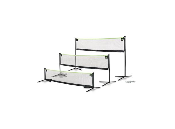 EXIT regulerbart sportsnett 3 meter Badmintonnett tennisnett volleyballnett 