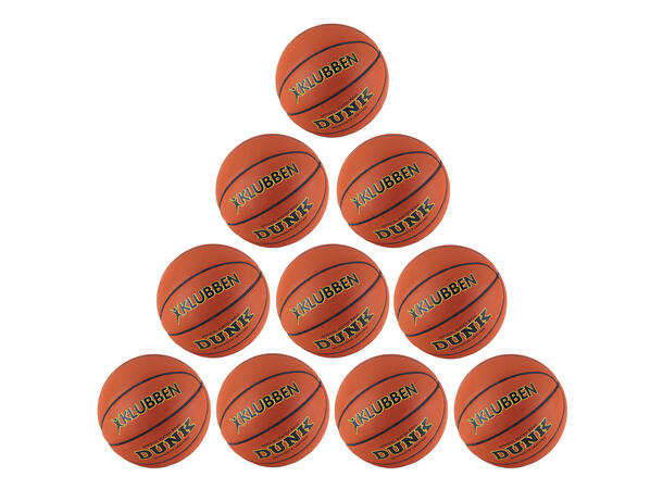 Basketball Klubben Dunk 7 (10) 10 Stk | Basketball til inne- og utebruk