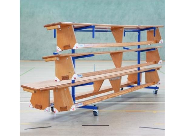 Gymbenk Premium med transportvogn 6 stykk benker på 3 meter