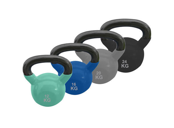 Kettlebells Vinyl 4 stk | 12 til 24 kg 